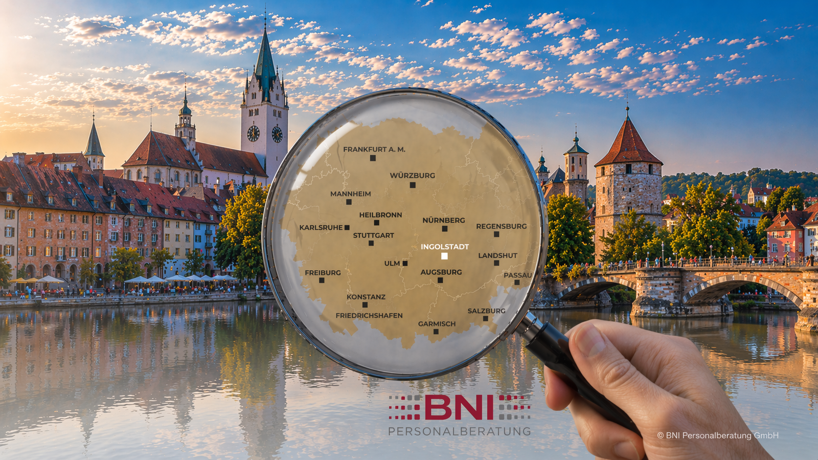 Fokus Lupe für die Region Ingolstadt